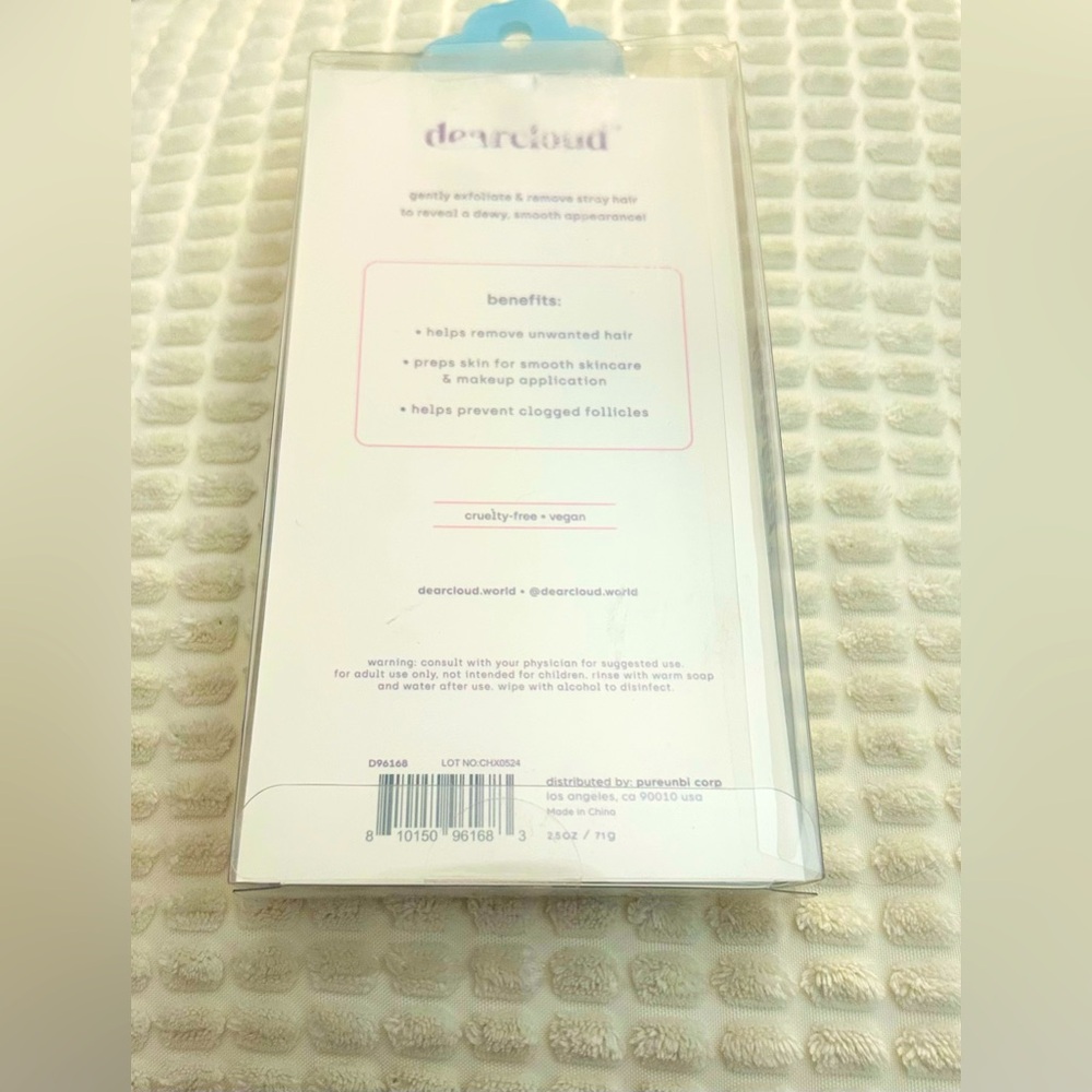 dearcloud™ smoothing dermaplane Pastel Clouds facial razor 3 set NIB - Picture 3 of 3